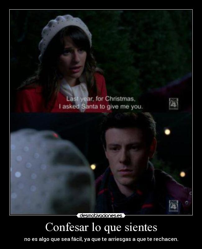 Confesar lo que sientes - 