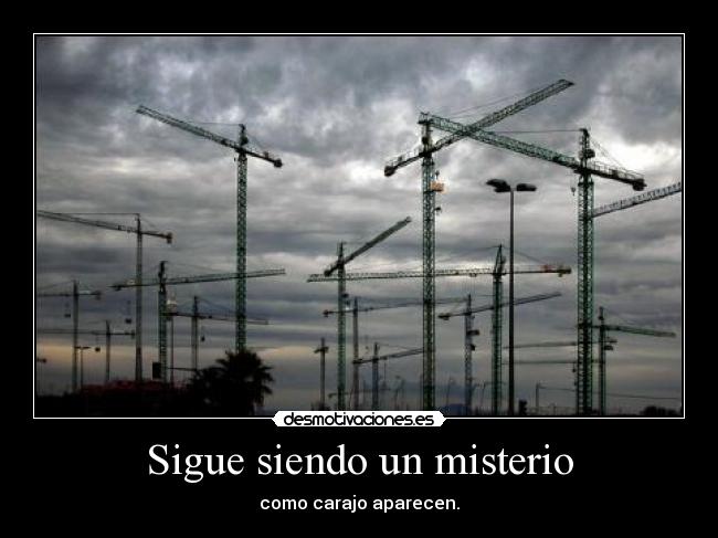 Sigue siendo un misterio - como carajo aparecen.