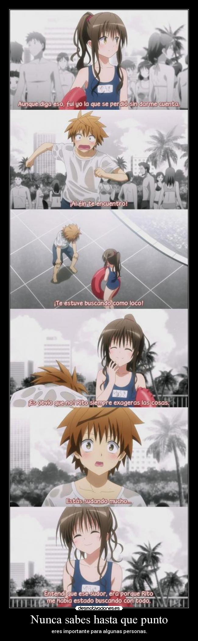 Nunca sabes hasta que punto - 