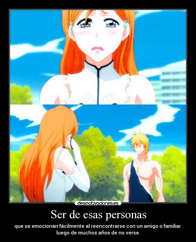 Ser de esas personas -