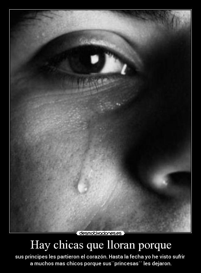 Hay chicas que lloran porque - 