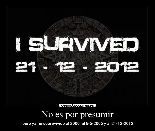 No es por presumir - 