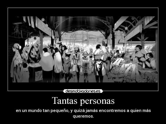 Tantas personas - 