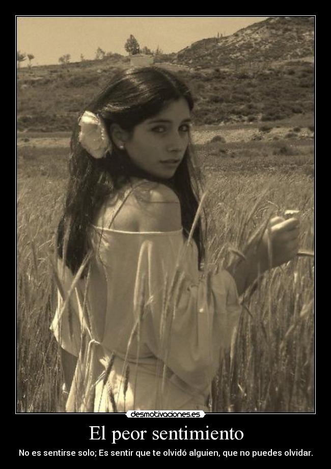 El peor sentimiento - 