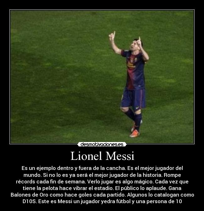 carteles lionel messi desmotivaciones