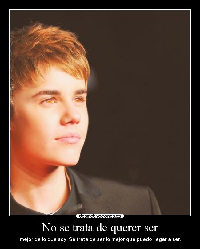 No se trata de querer ser - 