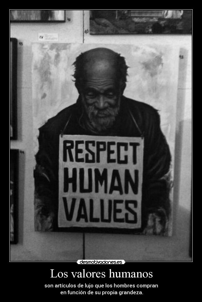 Los valores humanos -