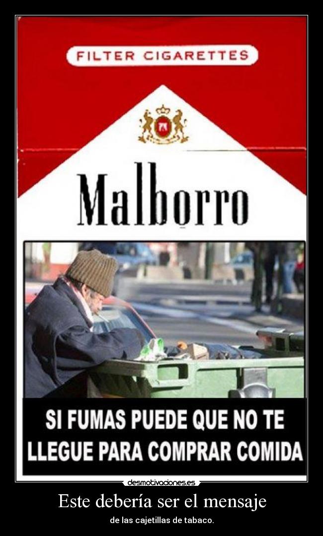 Este debería ser el mensaje -