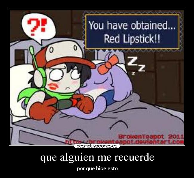 que alguien me recuerde - 