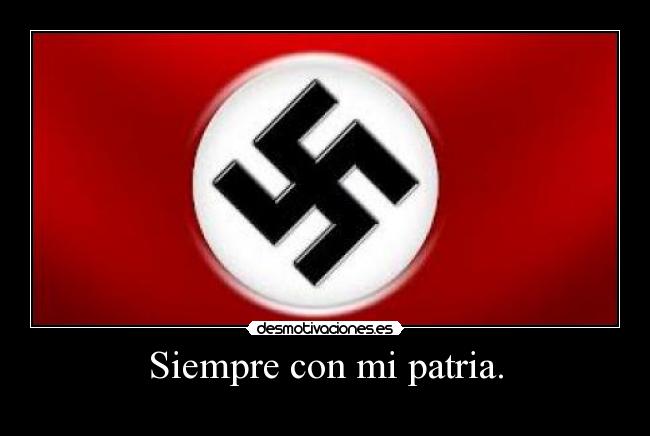 Siempre con mi patria. -