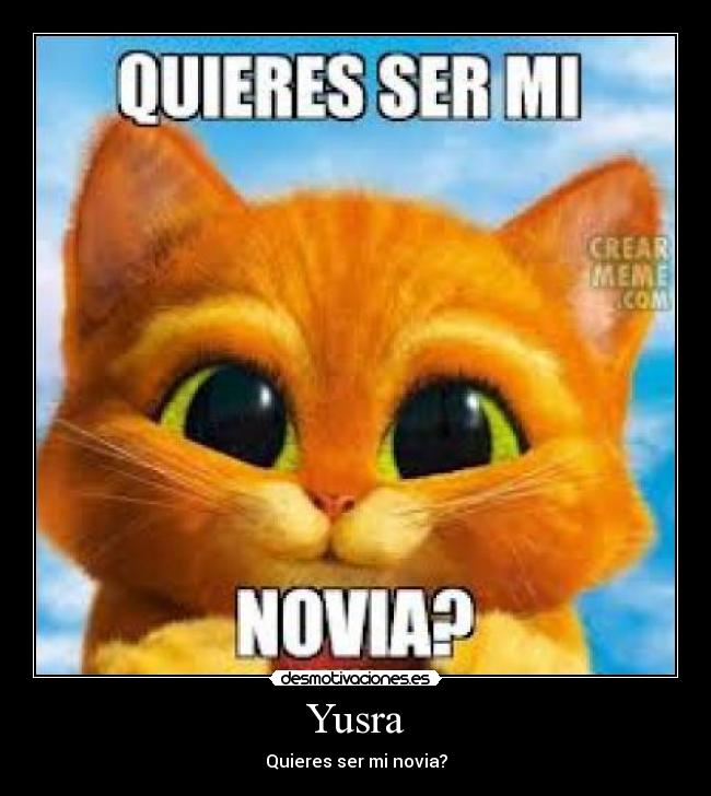 Yusra - Quieres ser mi novia?
