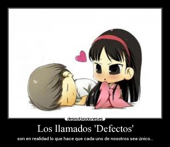 Los llamados Defectos -