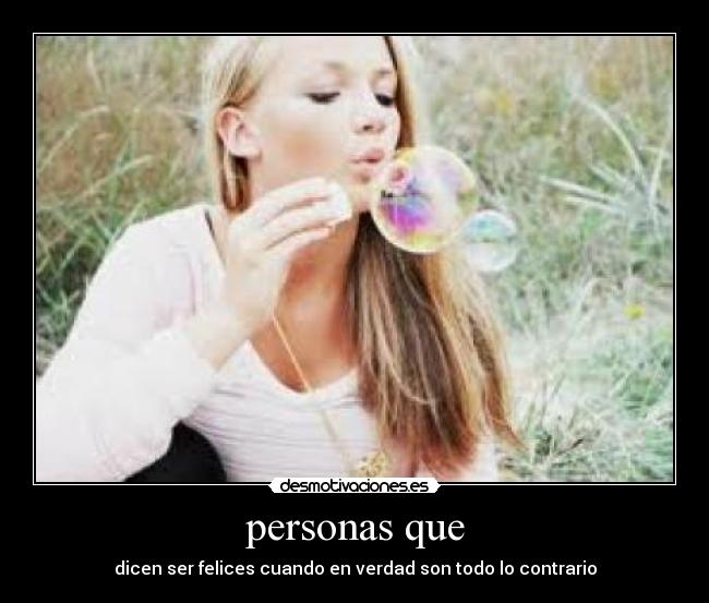 personas que - 