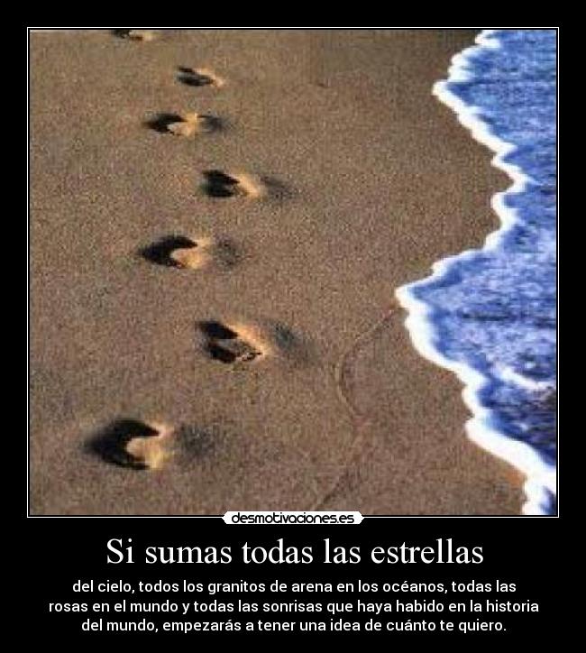 Si sumas todas las estrellas -