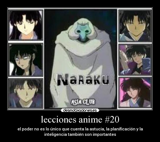 lecciones anime #20 - el poder no es lo único que cuenta la astucia, la planificación y la
inteligencia también son importantes