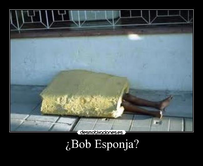 ¿Bob Esponja? -