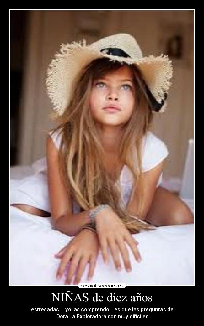 NIÑAS de diez años -