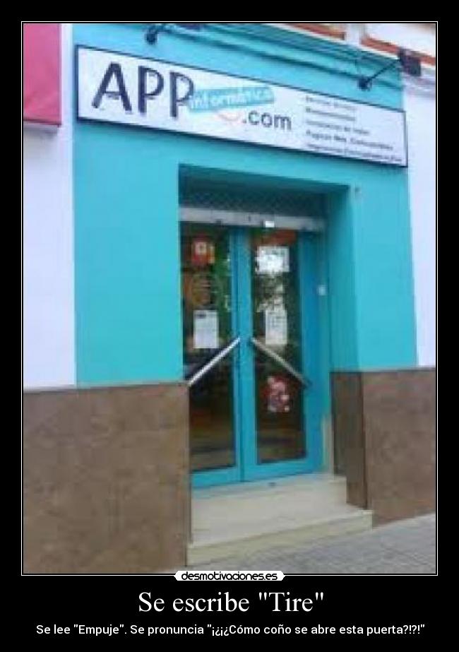 Se escribe Tire - 