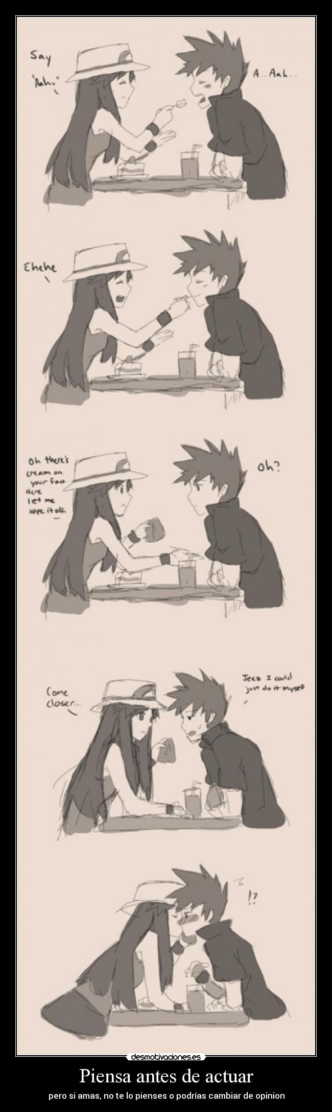 carteles pokemon little kiss wiii sapphiryc ingles oldrivalshipping greenxblue love everywhere desmotivaciones