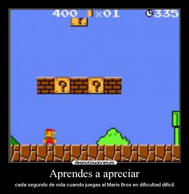 Aprendes a apreciar - 