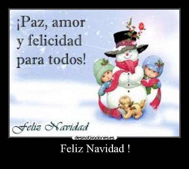Feliz Navidad ! -