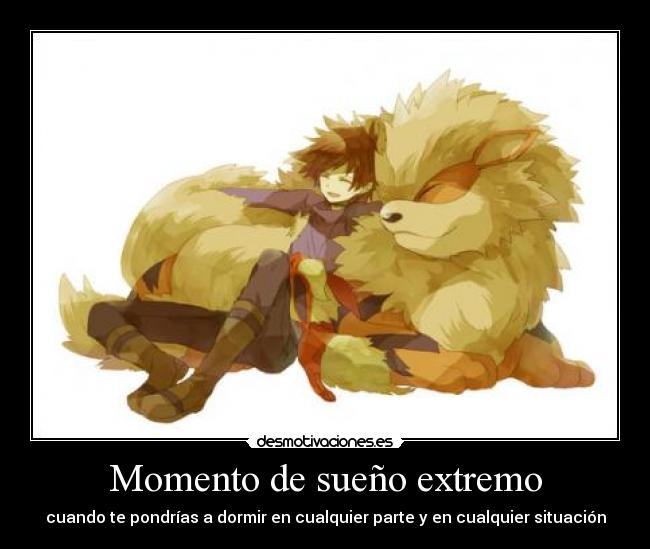 Momento de sueño extremo - 