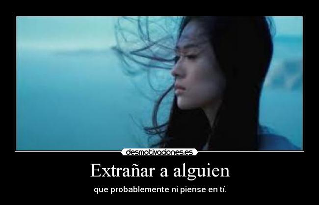 Extrañar a alguien - 