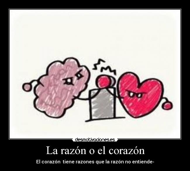 La razón o el corazón -