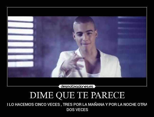 DIME QUE TE PARECE - 