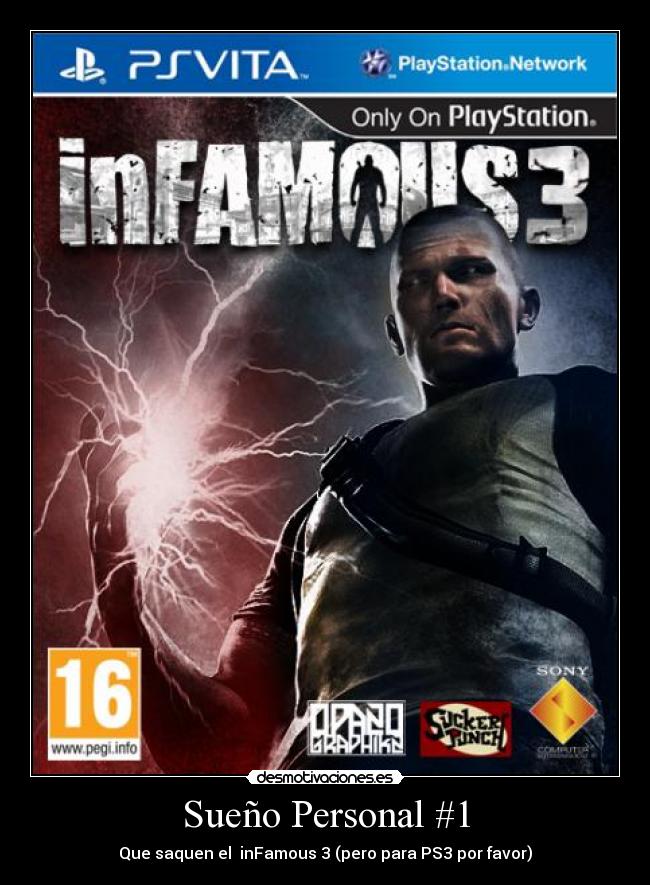 carteles infamous sueno platonico volver jugar con cole mcgrath desmotivaciones