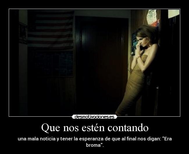 Que nos estén contando - 