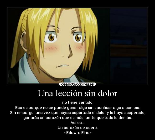Una lección sin dolor -