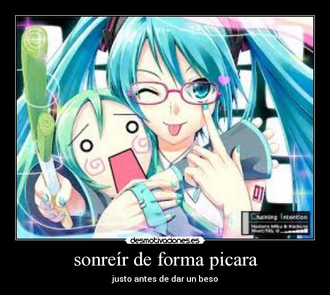 sonreír de forma picara - 