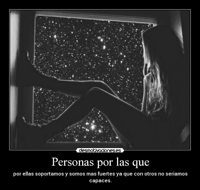 Personas por las que -