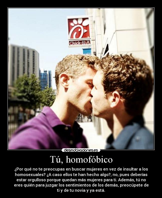Tú, homofóbico - 