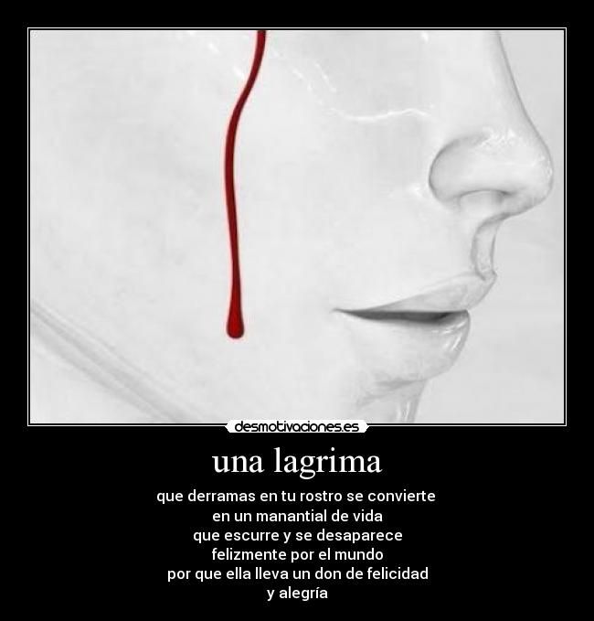 una lagrima - 