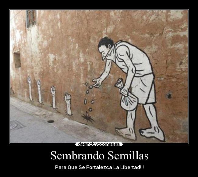 Sembrando Semillas - Para Que Se Fortalezca La Libertad!!!