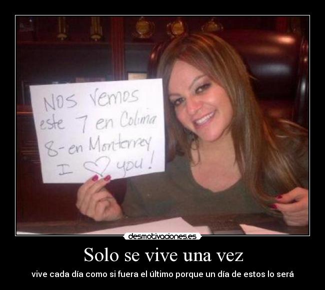 Solo se vive una vez -