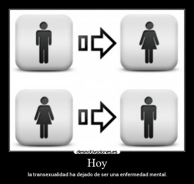 carteles transexualidad enfermedad desmotivaciones