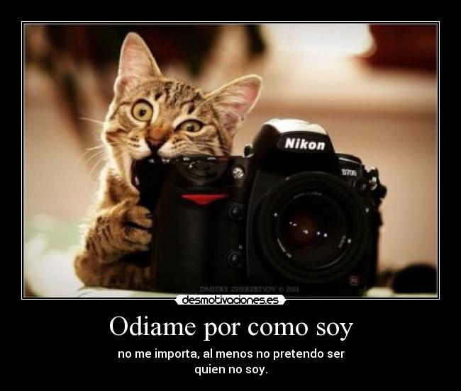 Odiame por como soy - 