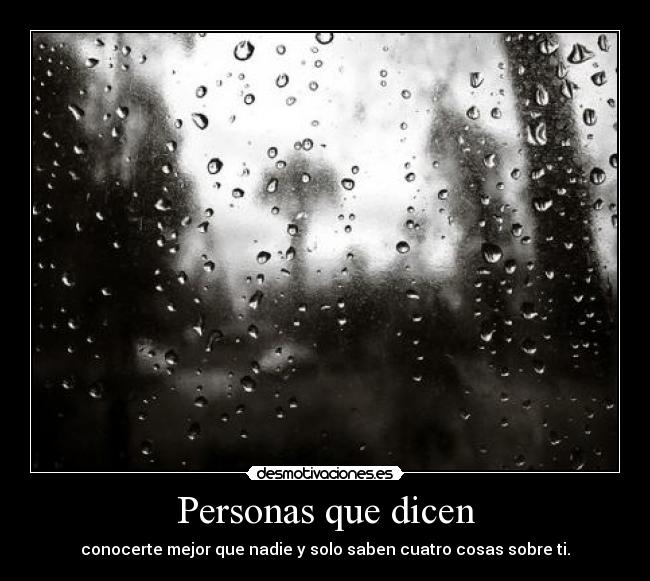 Personas que dicen - 