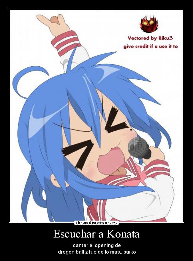 Escuchar a Konata -
