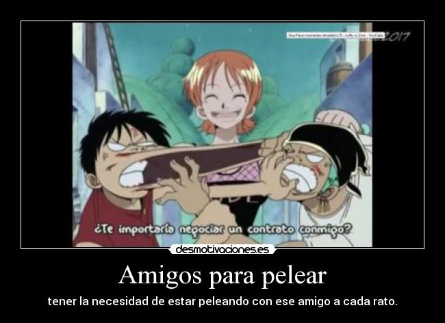 Amigos para pelear -