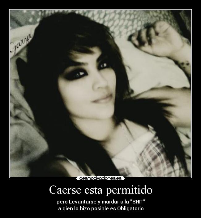 Caerse esta permitido - 