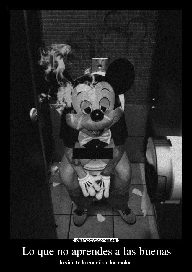 Lo que no aprendes a las buenas -