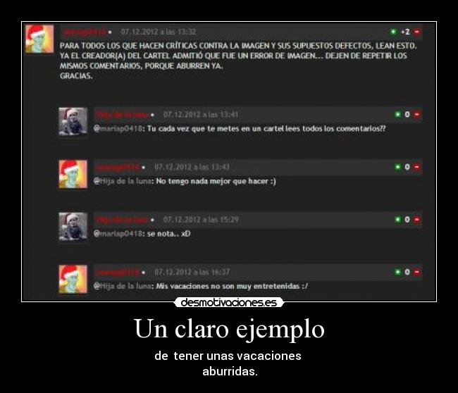 carteles claro ejemplo desmotivaciones