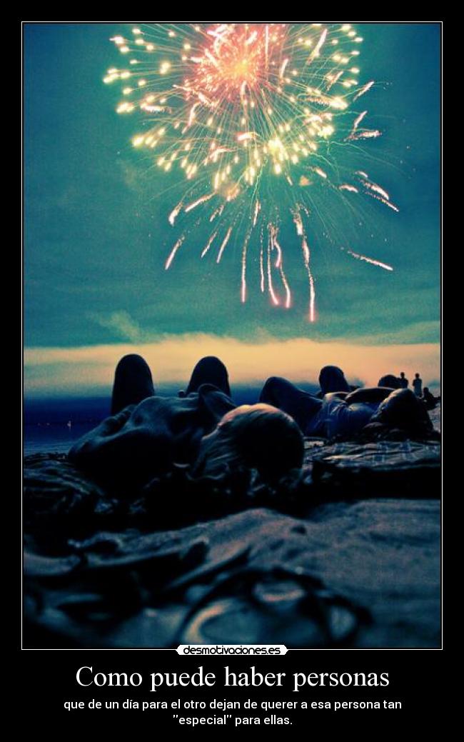 Como puede haber personas -