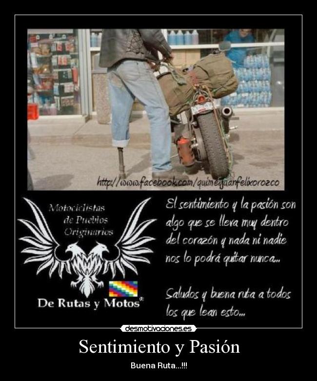 Sentimiento y Pasión - Buena Ruta...!!!