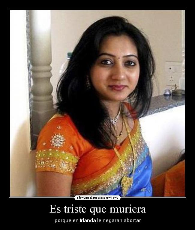 Es triste que muriera -