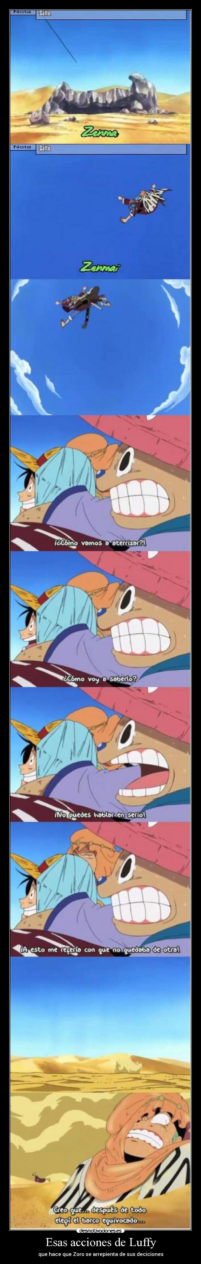 Esas acciones de Luffy - 